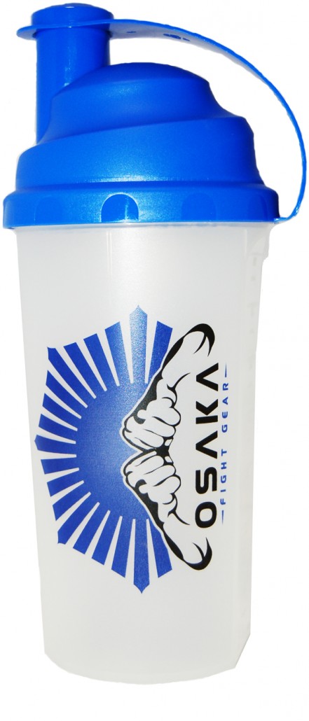 Osaka Protein Shaker with blue lid